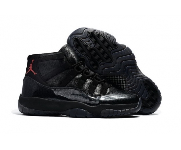 Wholesale Cheap Air Jordan 11 Retro BlackDevil Black Red