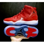 Wholesale Cheap Air Jordan 11 Retro Red Shoes Box Red/white-black