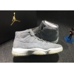 Wholesale Cheap Air Jordan 11 Retro Suede Gray White