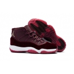 Wholesale Cheap Air Jordan 11 Velvet Heiress Red/White