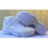 Wholesale Cheap Heiress Air Jordan 11 High Shoes White/Pure Platinum
