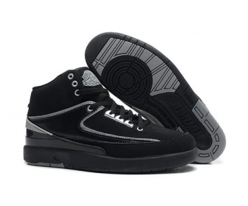 Wholesale Cheap Air Jordan 2 II Retro Shoes black/gray