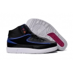 Wholesale Cheap Air Jordan 2 radio raheem Black/Blue-White