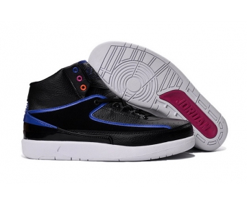 Wholesale Cheap Air Jordan 2 radio raheem Black/Blue-White