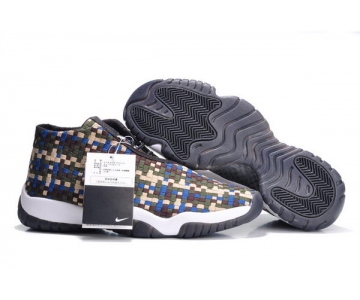 Wholesale Cheap Air Jordan Future Shoes Khaki/blue-white