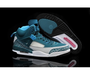 Wholesale Cheap Air Jordan 3.5 Spizike Retro Shoes Dark green/white-grey