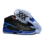 Wholesale Cheap Air Jordan 30 XXX Shoes Black/True Blue