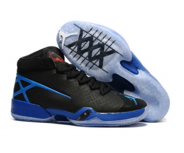 Wholesale Cheap Air Jordan 30 XXX Shoes Black/True Blue