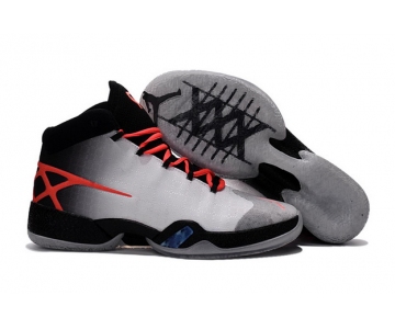 Wholesale Cheap Air Jordan 30 XXX Shoes Black/White-Red-Grey