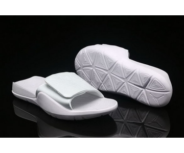 Wholesale Cheap Air Jordan 1 Hydro Sandals Shoes All White