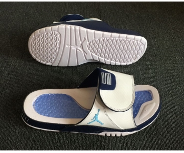 Wholesale Cheap Air Jordan Hydro 11(XI) Shoes White/Blue-Black