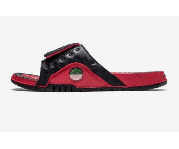 Wholesale Cheap Air Jordan Hydro 13 sandals Shoes Black/Red