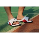 Wholesale Cheap Air Jordan Hydro 13 sandals Shoes White/Red-Black