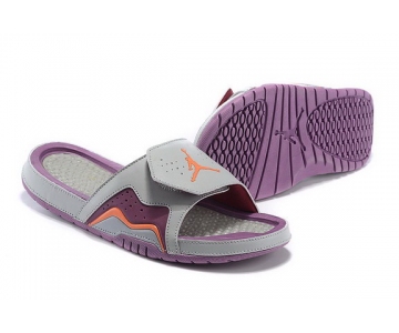 Wholesale Cheap Jordan Hydro VII Retro Shoes Gray/purple-orange