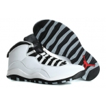 Wholesale Cheap Air Jordan 10 Retro Size 15 16 White/black-gray