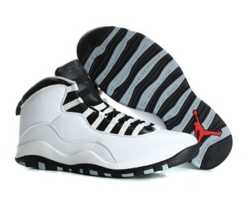 Wholesale Cheap Air Jordan 10 Retro Size 15 16 White/black-gray