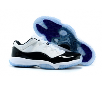 Wholesale Cheap Air Jordan 11 Retro Low Size 14 15 16 concord white/black