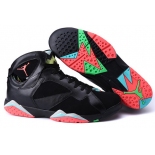 Wholesale Cheap Air Jordan 7 Marvin the Martian Size 14 15 16 Black/Infrared 23-Blue Graphite-Retro Noir