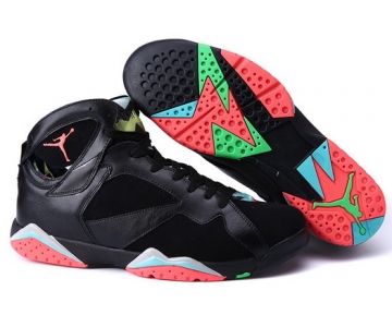 Wholesale Cheap Air Jordan 7 Marvin the Martian Size 14 15 16 Black/Infrared 23-Blue Graphite-Retro Noir