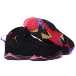 Wholesale Cheap Air Jordan 7 Raptors Size 14 15 16 Black/True Red-Purple