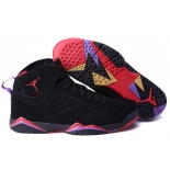 Wholesale Cheap Air Jordan 7 Raptors Size 14 15 16 Black/True Red-Purple