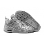 Wholesale Cheap Air Jordan 4 3D Matrix Shoes Cool grey