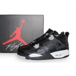 Wholesale Cheap Air Jordan 4 Oreo Shoes Oreo Black/gray