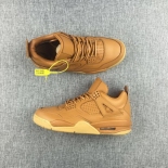 Wholesale Cheap Air Jordan 4 Premium Wheat Ginger/Gum-Yellow