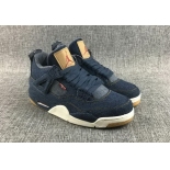 Wholesale Cheap Air Jordan 4 Retro Denim Blue/White-Tan