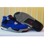 Wholesale Cheap Air Jordan 4 Retro Encore Deep Blue/Black-Gray-Red