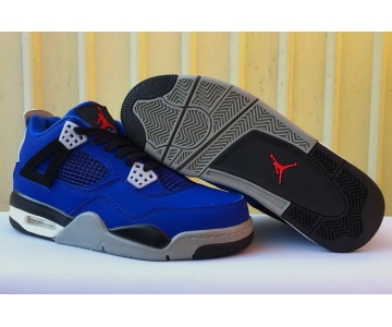 Wholesale Cheap Air Jordan 4 Retro Encore Deep Blue/Black-Gray-Red