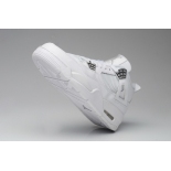 Wholesale Cheap Air Jordan 4 Retro Pure Money White/Metallic Silver