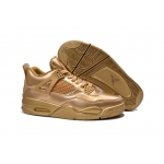 Wholesale Cheap Air Jordan 4 Retro Shoes gold