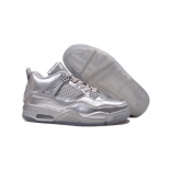 Wholesale Cheap Air Jordan 4 Retro Shoes silver