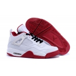 Wholesale Cheap Air Jordan 4 Retro Shoes white/red