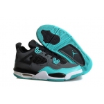 Wholesale Cheap Air Jordan 4 Retro TIFFANY Shoes Blue/black-white