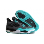 Wholesale Cheap Air Jordan 4 Retro TIFFANY Shoes Blue/black-white