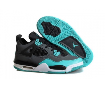 Wholesale Cheap Air Jordan 4 Retro TIFFANY Shoes Blue/black-white