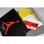 Wholesale Cheap Air Jordan 4 toro bravo Shoes red/black