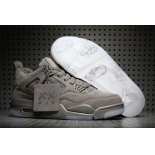 Wholesale Cheap KAWS x Air Jordan 4 Shoes Gray