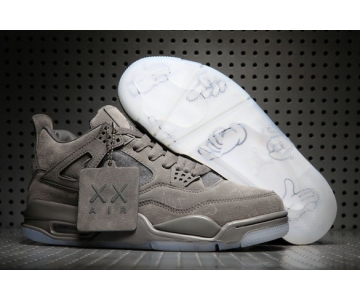 Wholesale Cheap KAWS x Air Jordan 4 Shoes Gray