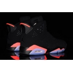 Wholesale Cheap Air Jordan 6 Infrared Shoes Black/red infrared
