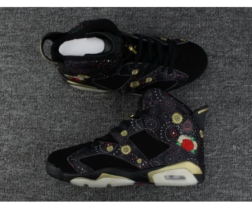 Wholesale Cheap Air Jordan 6 Retro Chinese New Year Black/Red-Gold-Green