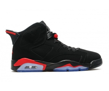 Wholesale Cheap Air Jordan 6 Retro Shoes Black/Fire Red