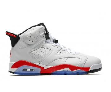 Wholesale Cheap Air Jordan 6 Retro Shoes White/Fire Red