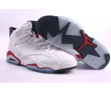 Wholesale Cheap Air Jordan 6 Retro Shoes White