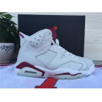 Wholesale Cheap Air Jordan 6 Retro Shoes White/red