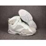 Wholesale Cheap Air Jordan 7 Pure money White/Grey