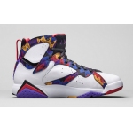 Wholesale Cheap Air Jordan 7 Retro Nothing But Net White/university red-bright concord