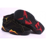 Wholesale Cheap Air Jordan 7 Retro Shoes Black/Yellow